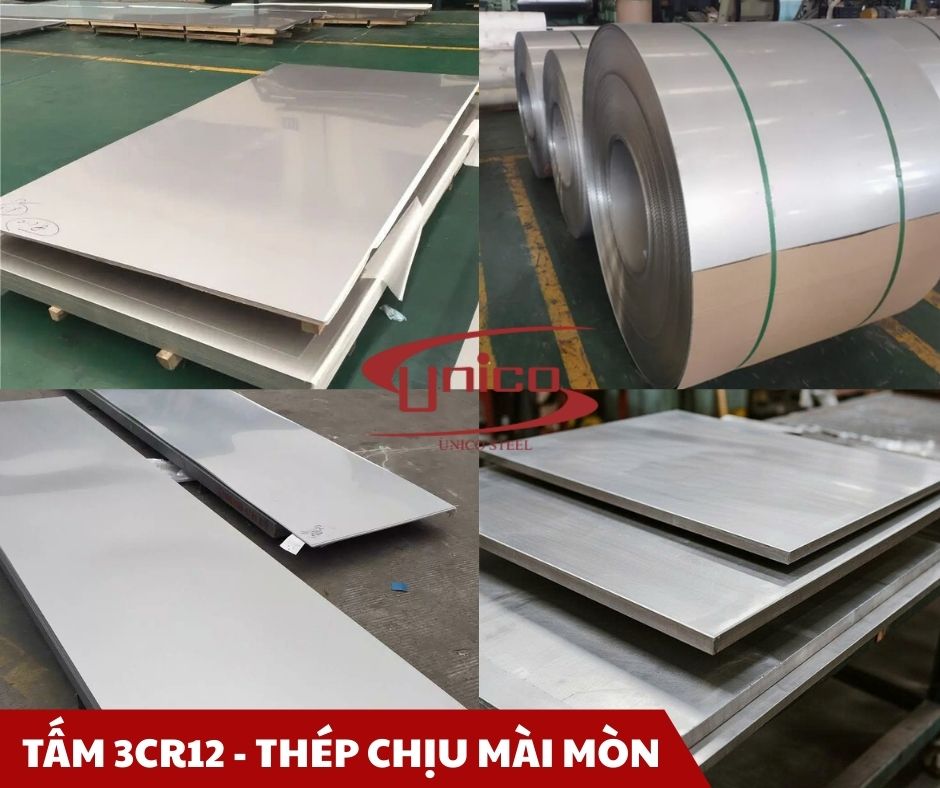 Tấm 3Cr12: Thép không gỉ Ferritic